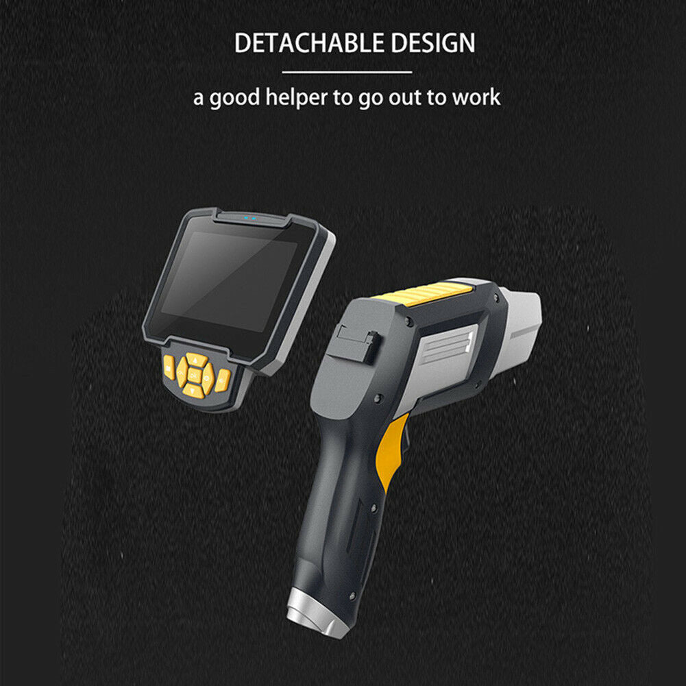 6LED 1080P HD Rechargeable Digital Inspection Endoscope Camera 4.3" LCD Display