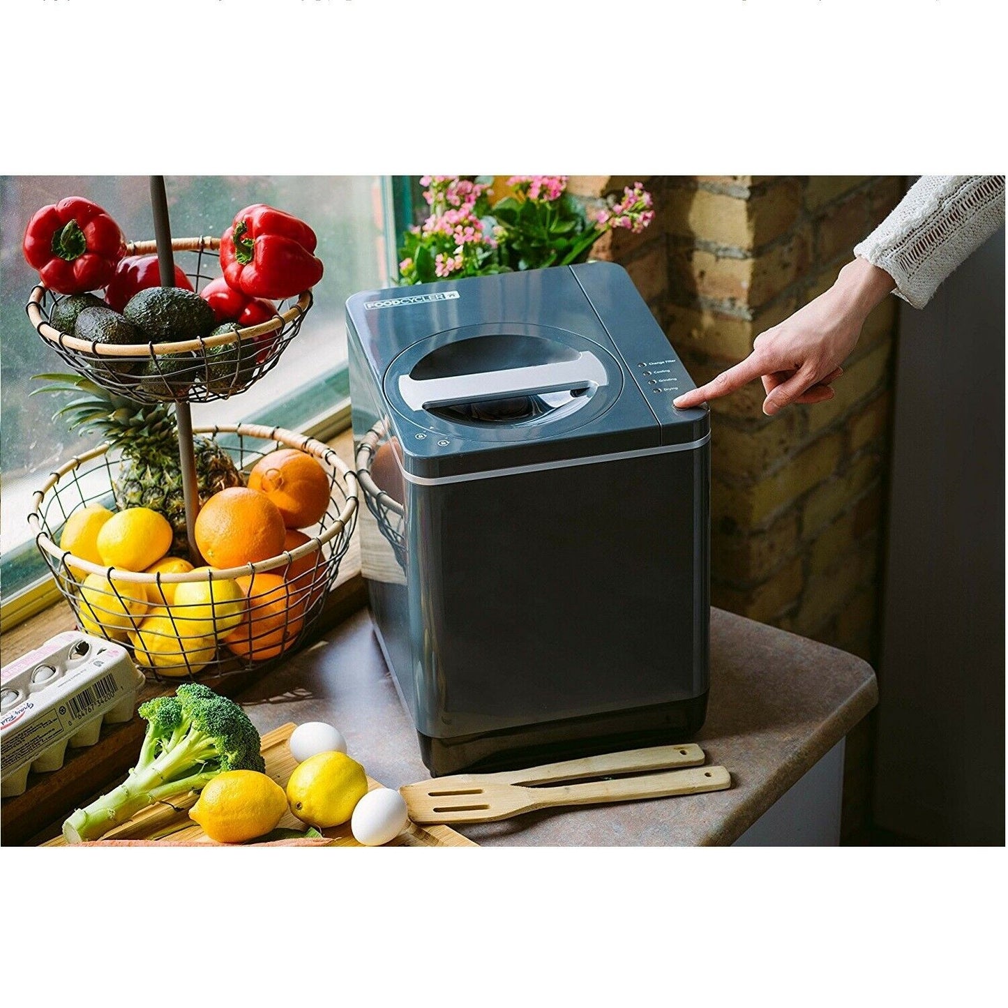 Food Cycler Platinum Indoor Food Recycler and Kitchen Compost Container