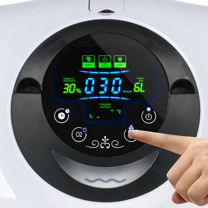 1-6L/min Adjustable Oxy-Bar-Generator O2-Concentraor Machine Humidifiers 110V