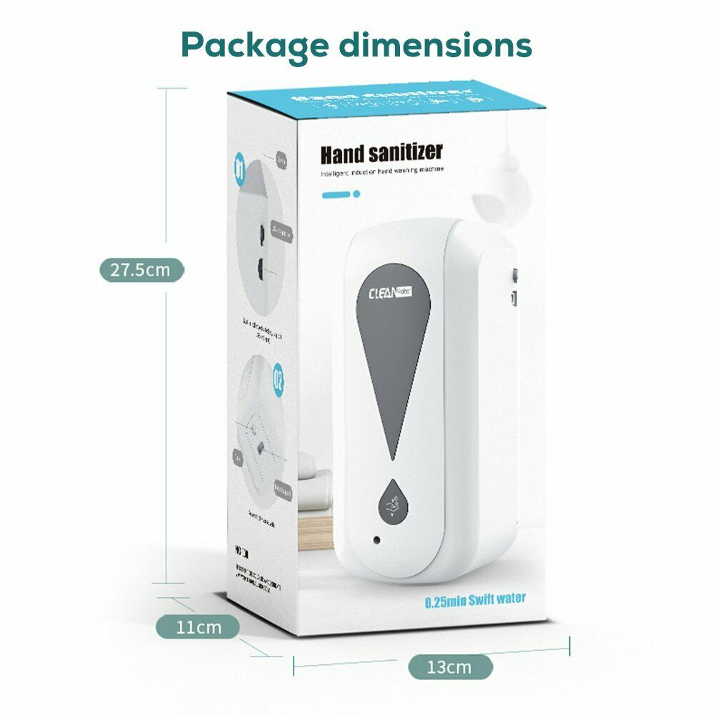 1200M Automatic Induction Disinfection Sprayer Touchless Dispenser Sterilizer