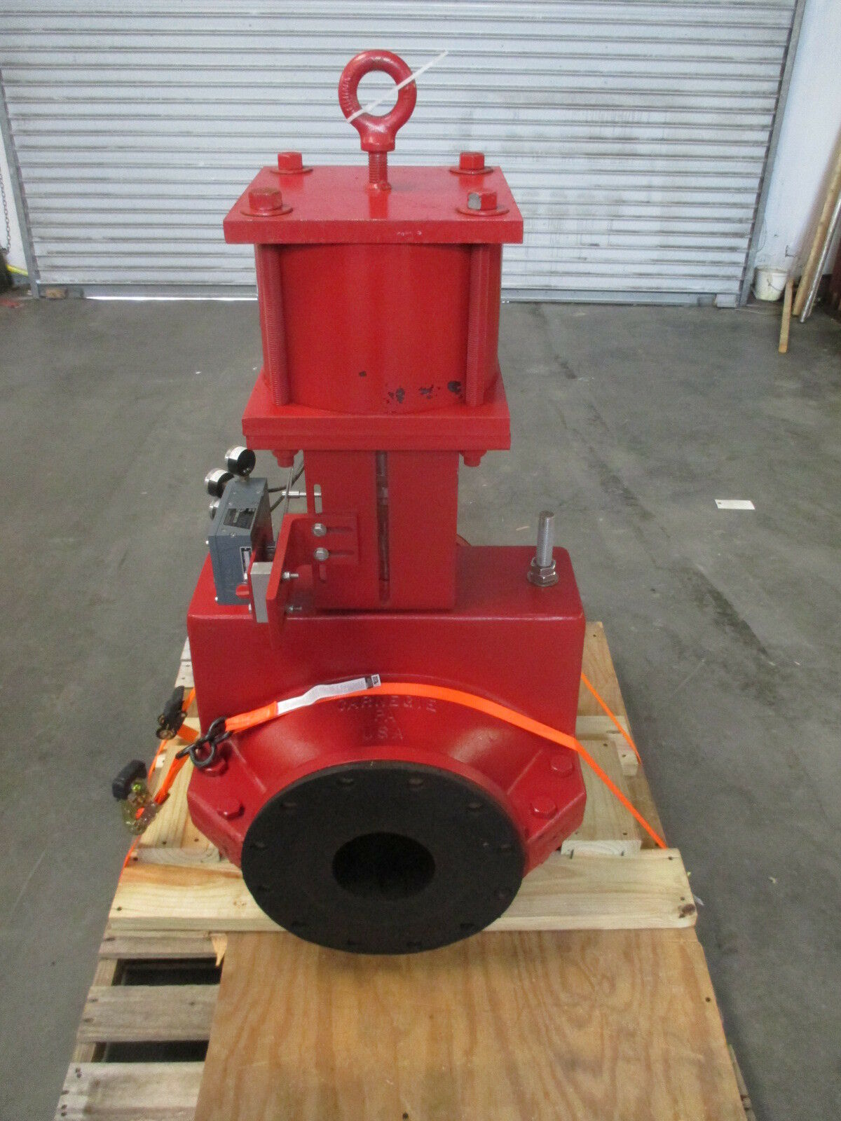 NEW Red Valve 5200 Series Control Pinch Valve 10" 10x6 D1 Pneumatic Positioner