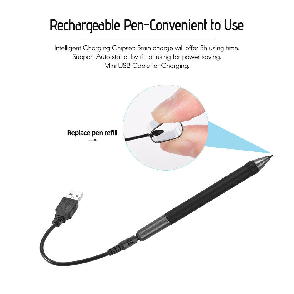 15.6 " H-IPS LCD Graphics Drawing Tablet Non-slip Back Design+8192 Stylus Pen