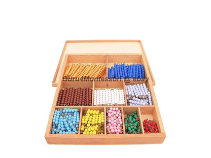 NEW Montessori Sensorial Material - Bead Decanomial (Multiplication Bead Bar Lay
