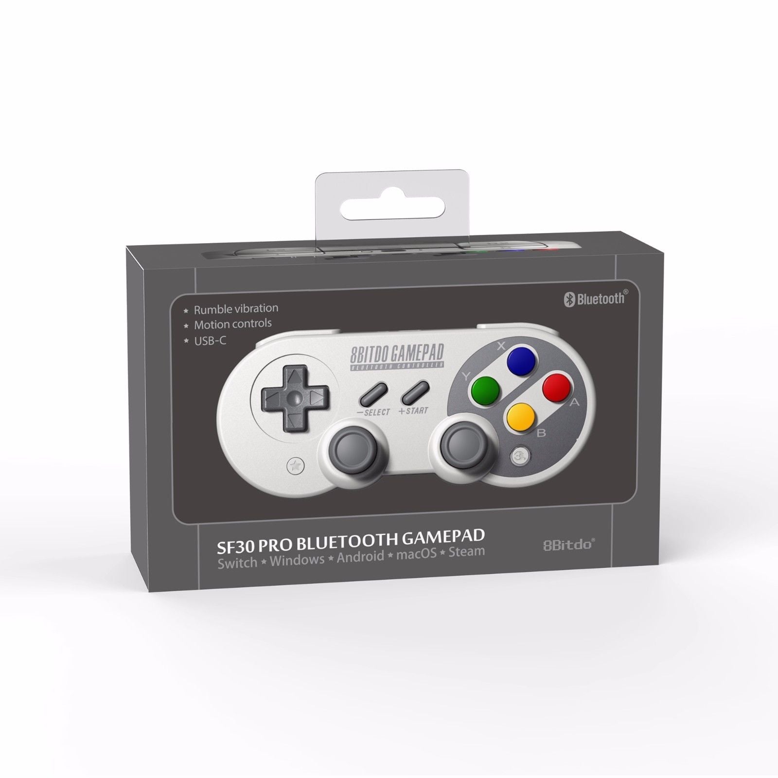 NEW!8Bitdo SF30 Pro Gamepad Controller for Nintendo Switch Windows macOS Android
