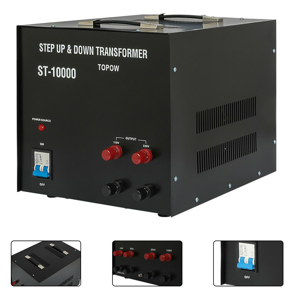 110V-220V 10000 W Watt Step UP-Down Power Transformer Voltage Converter