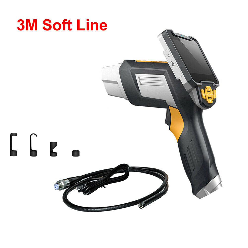 6LED 1080P HD Rechargeable Digital Inspection Endoscope Camera 4.3" LCD Display