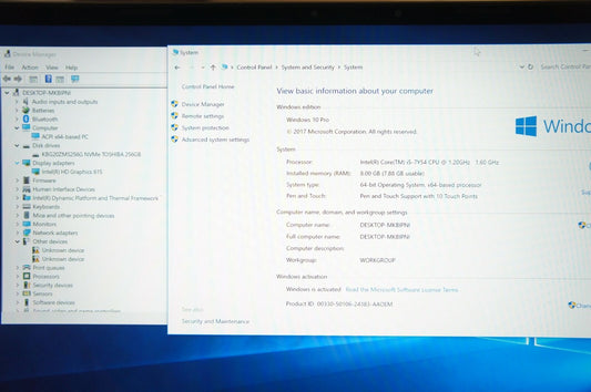 Dell Latitude 7285 2-in-1 12.3" i5-7Y54 1.2GHz 8GB RAM 256GB SSD