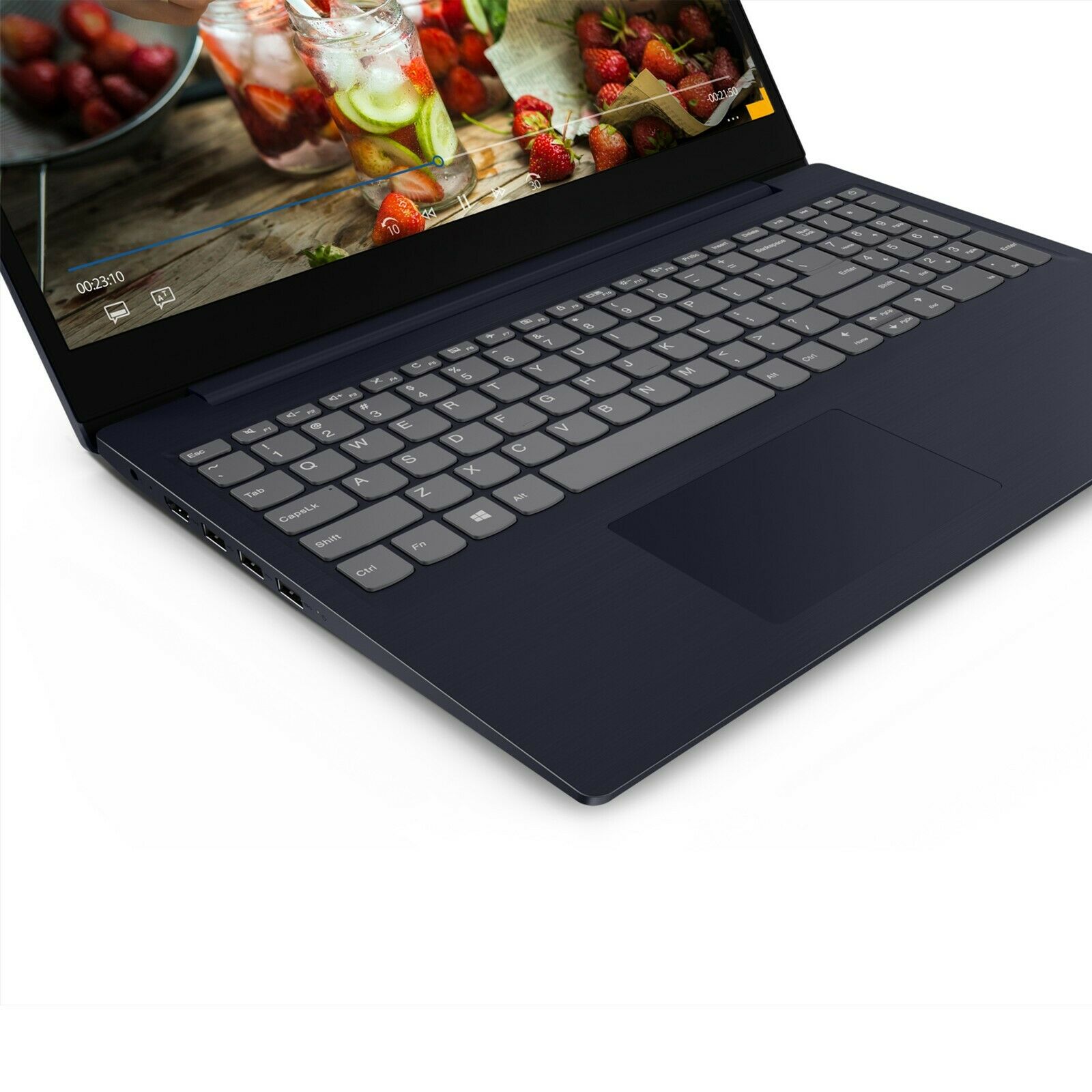 Lenovo IdeaPad 15.6" Intel Celeron 1.8GHz 128GB SSD 4GB RAM Windows 10 Blue