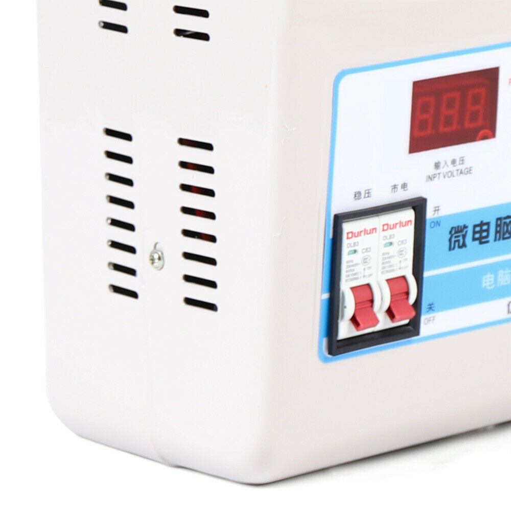 AC Automatic Voltage Stabilizer 15KW Regulator Power Supply 130-270V to 220V US