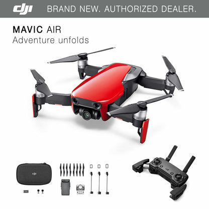 DJI Mavic Air - Flame Red Drone - 4K Camera