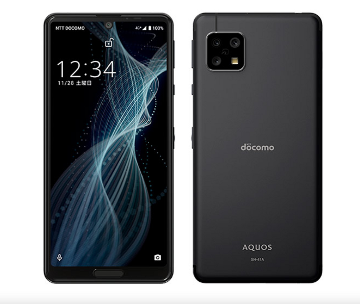 Sharp Aquos sense 4 android 10 newest model 2020 JAPAN Black
