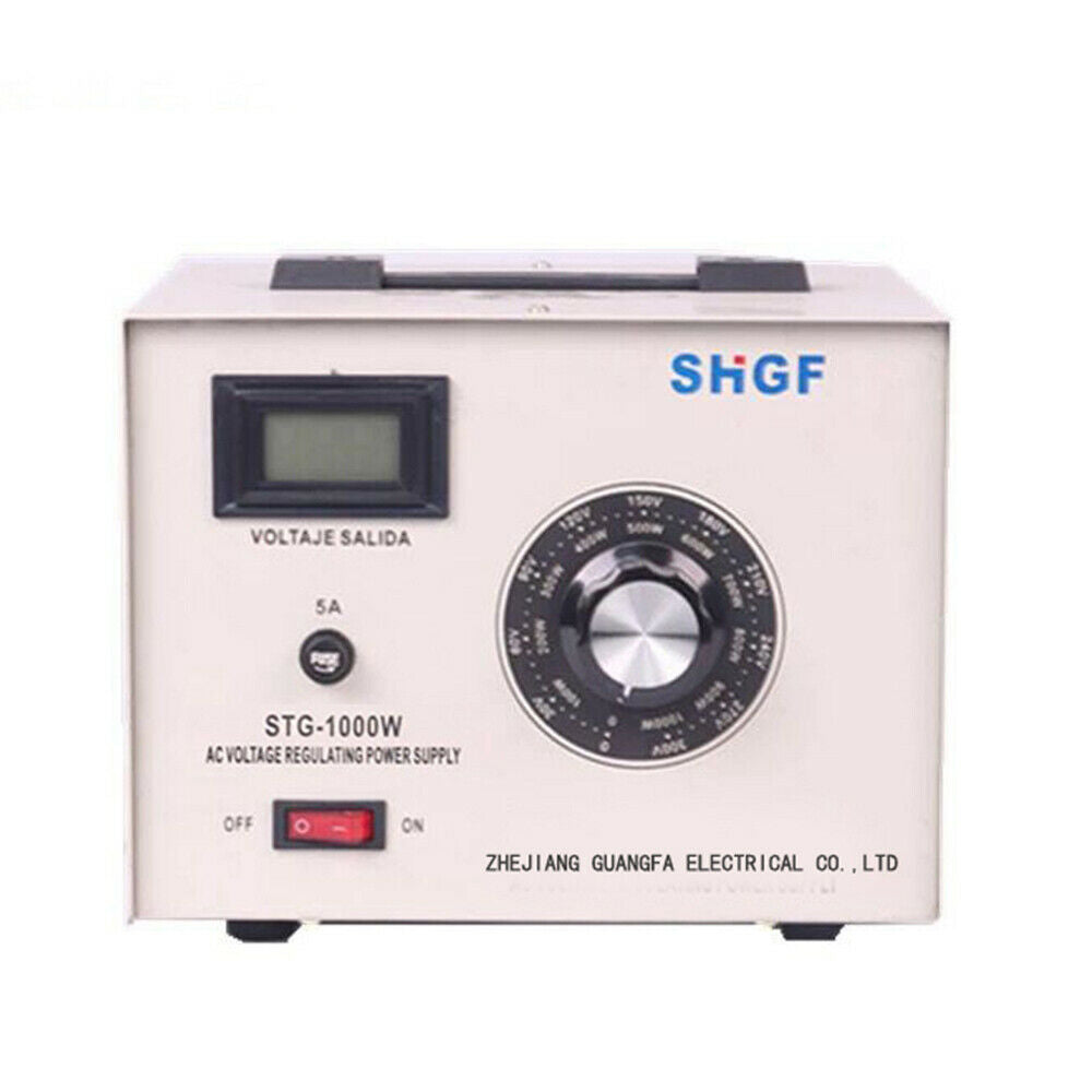 STG-1000W VOLTAGE CONVERTER TRANSFORMER Voltage REGULATOR STABILIZER 0-300V