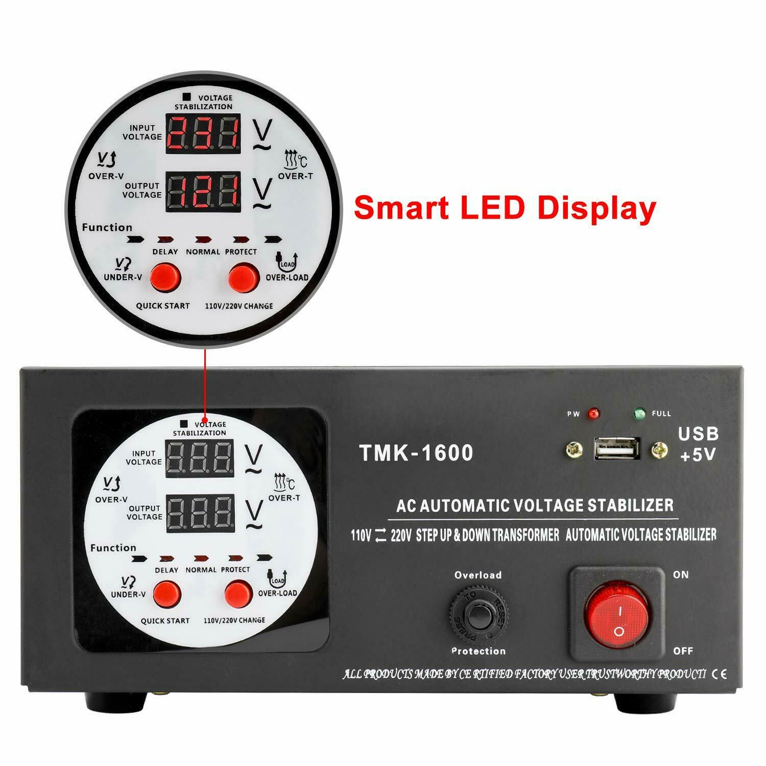 Hot!Auto Voltage Transformer Converter 1500 W Step Up/Down 110V/120V - 220V/240V