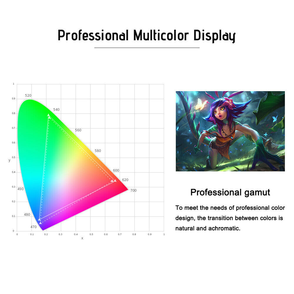 15.6 " H-IPS LCD Graphics Drawing Tablet Non-slip Back Design+8192 Stylus Pen