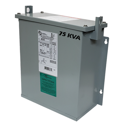 75 kVA 240/208 Volt Primary to 208/240 Volt Secondary 3 Phase Transformador