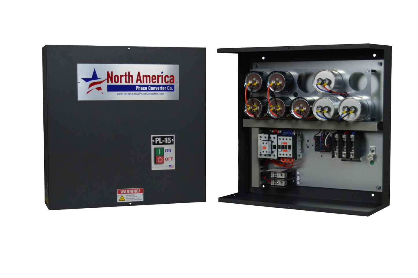 PL-15 Pro-Line 15HP Rotary Phase Converter - Built-In Starter, Made In USA