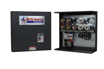 PL-15 Pro-Line 15HP Rotary Phase Converter - Built-In Starter, Made In USA