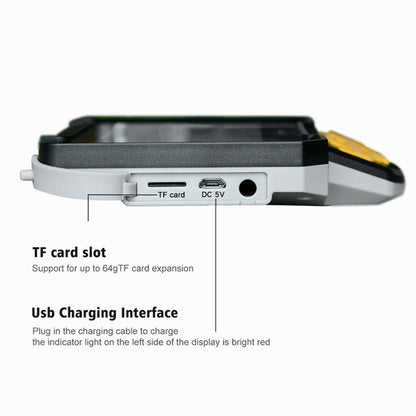 6LED 1080P HD Rechargeable Digital Inspection Endoscope Camera 4.3" LCD Display