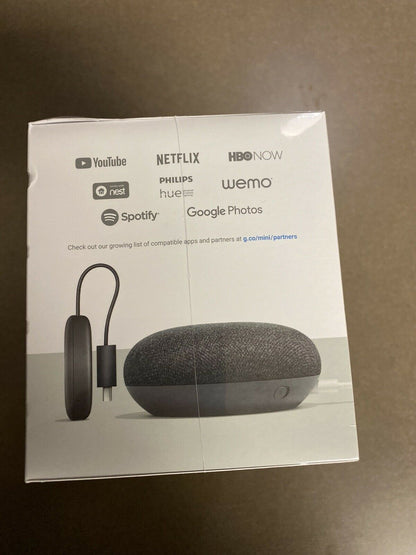 Google Smart Tv Kit - Google Home Mini + Google Chromecast Bundle **SEALED**