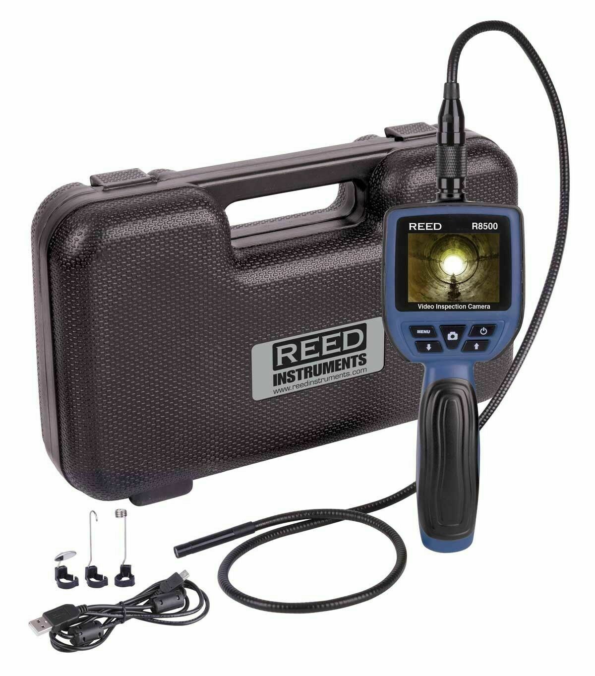 REED R8500 Video Borescope 9mm Inspection Camera, Recordable