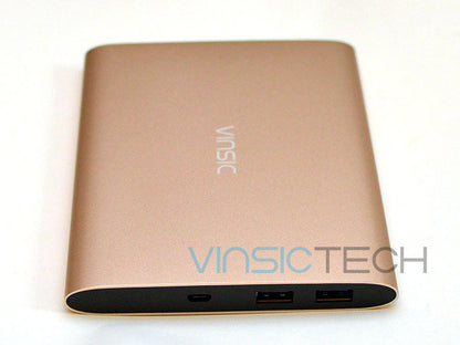 Cargador portátil externo ultra delgado de la batería del USB de la batería de Vinsic 20000mAh Power Bank