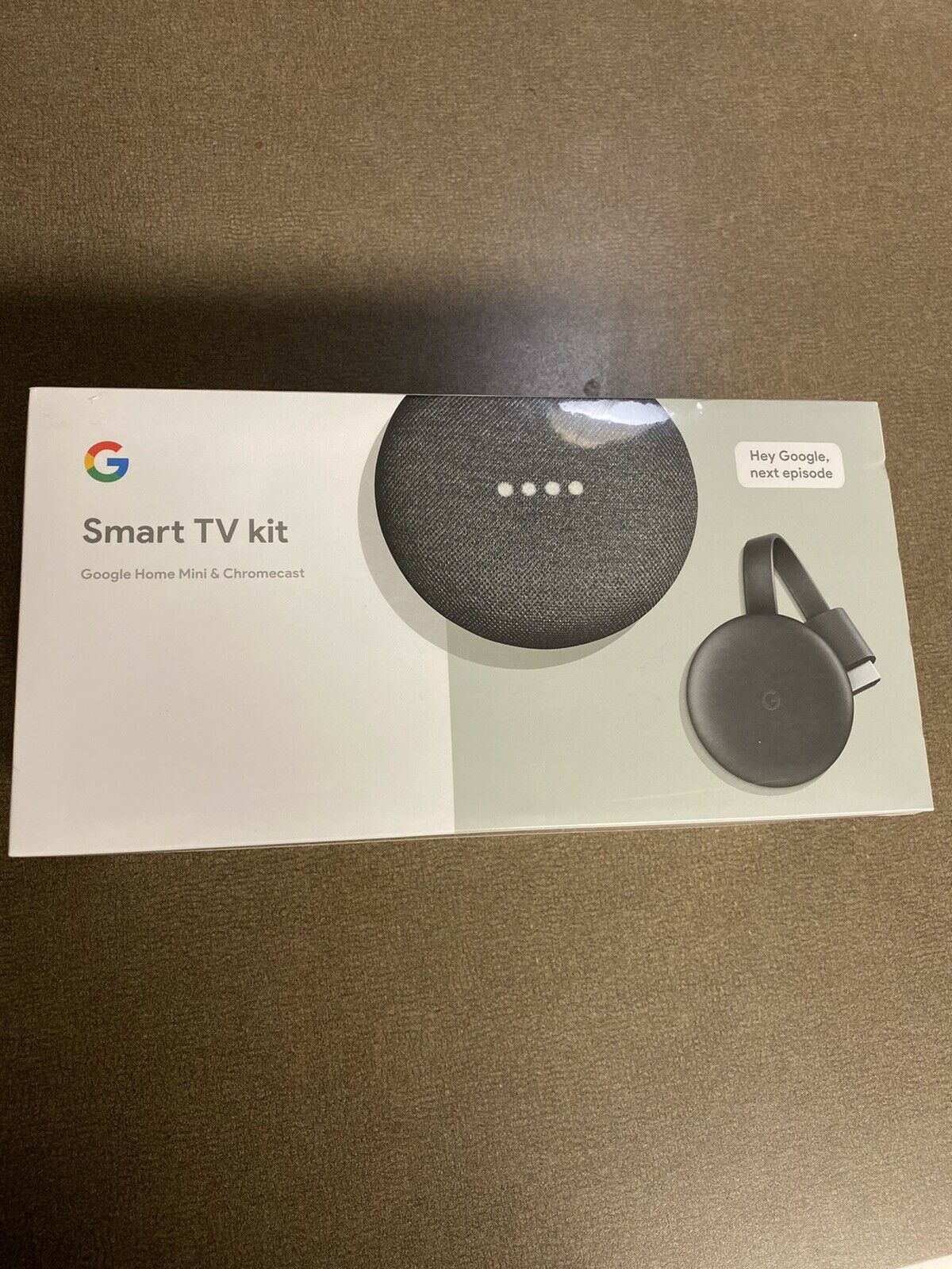 Google Smart Tv Kit - Google Home Mini + Google Chromecast Bundle **SEALED**