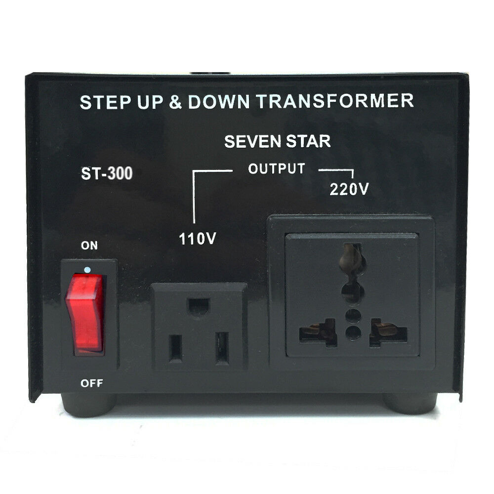 SevenStar ST-300W Watt Voltage Transformer Up/Down 110V to 220V Power Converter