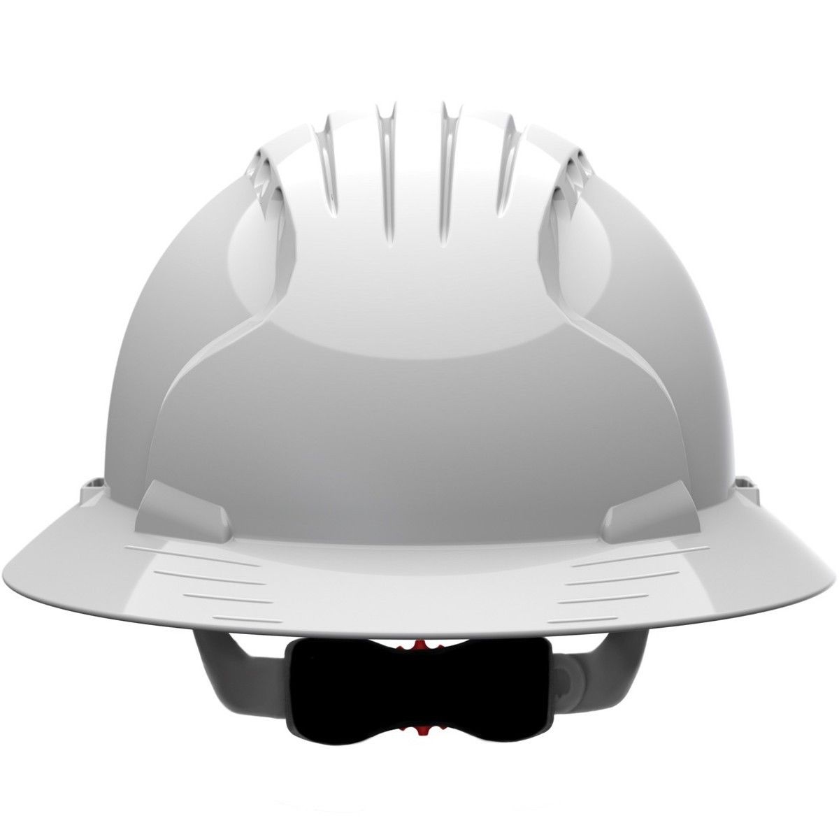 JSP Vented Full Brim Hard Hat with 6 Point Ratchet Suspension