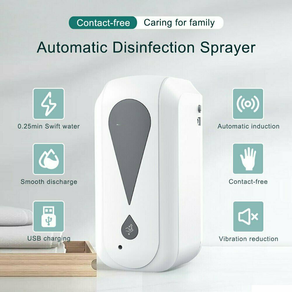 1200M Automatic Induction Disinfection Sprayer Touchless Dispenser Sterilizer