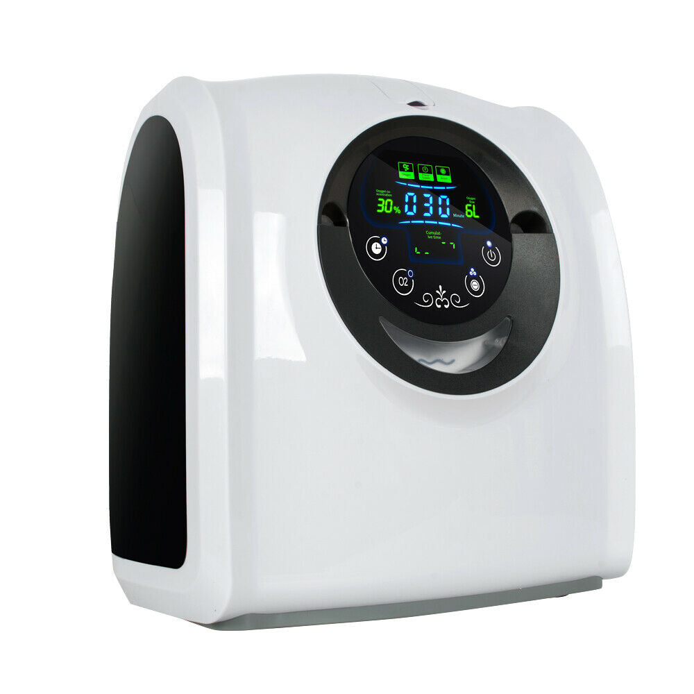 1-6L/min Adjustable Oxy-Bar-Generator O2-Concentraor Machine Humidifiers 110V