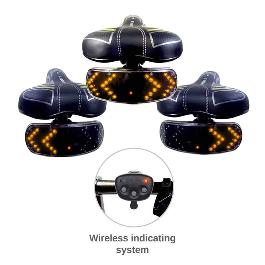 BICYCLE CYCLE BIKE INDICATORS SIGNAL LED LIGHT Wireless Front Rear Indicating UK