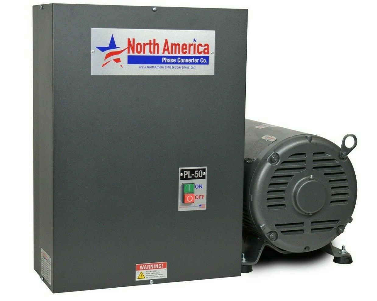 PL-50 Pro-Line 50HP Rotary Phase Converter - Built-In Starter, FREE SHIPPING