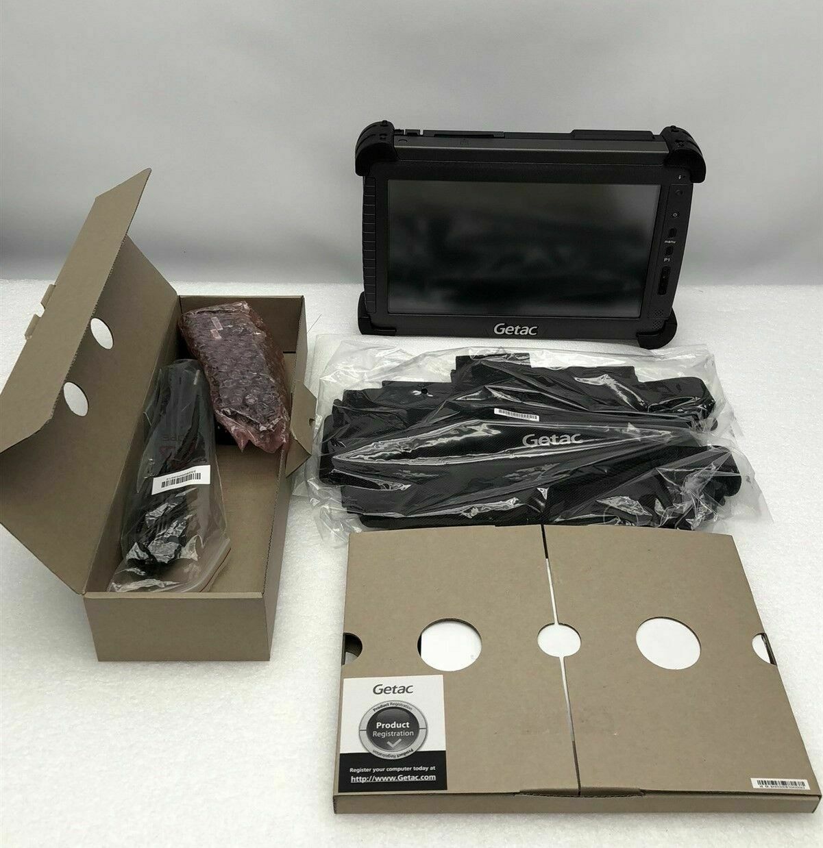 GETAC RUGGED TABLET MODEL E110 ***NEW IN BOX WITH ACCESSORIES*** NICE!!