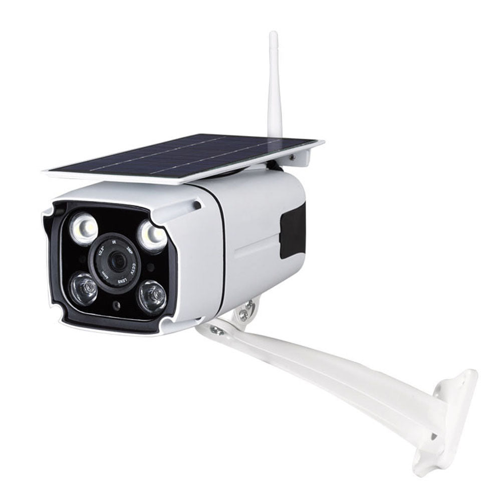 Solar Battery Power IP Camera Camcorder Wireless WiFi HD Outdoor CCTV IR For IOS