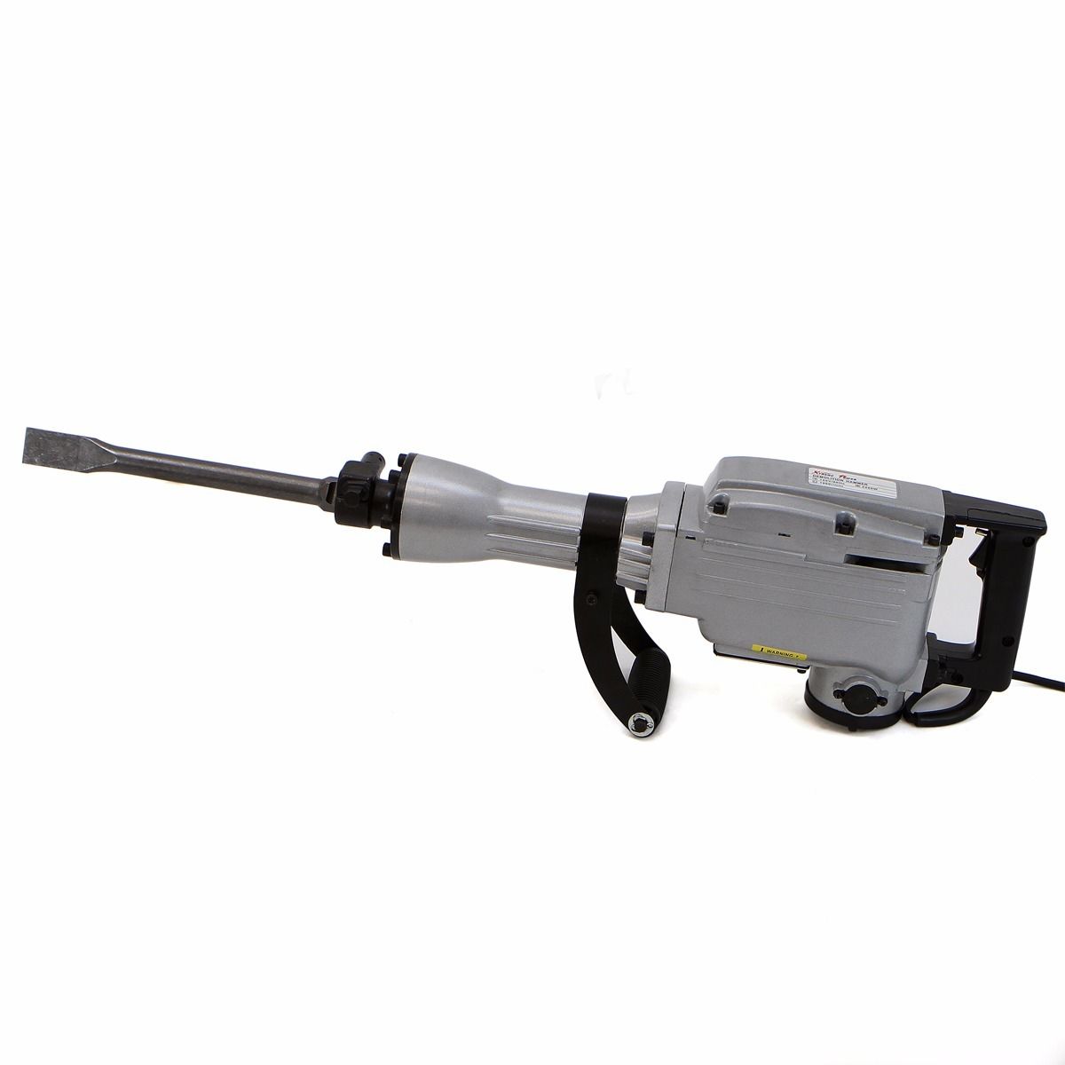 2200W Electric Demolition Jack Hammer 1900RPM Concrete Breaker Chisels Silver