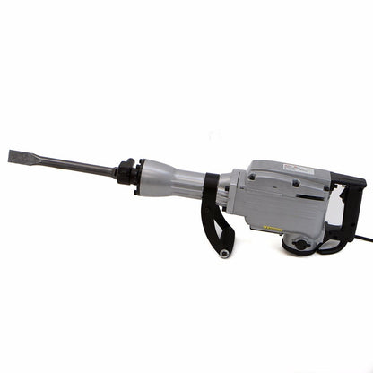 2200W Electric Demolition Jack Hammer 1900RPM Concrete Breaker Chisels Silver