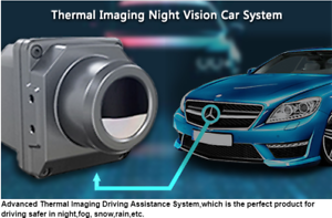 Thermal imaging for car ADAS night vision ( FLIR Pathfindir II DUE VUE )