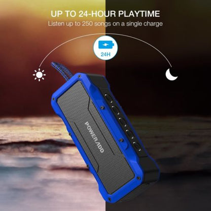 Altavoces inalámbricos portátiles interiores / al aire libre de Poweradd MusicFly Bluetooth, 36W ruidosamente IPX7