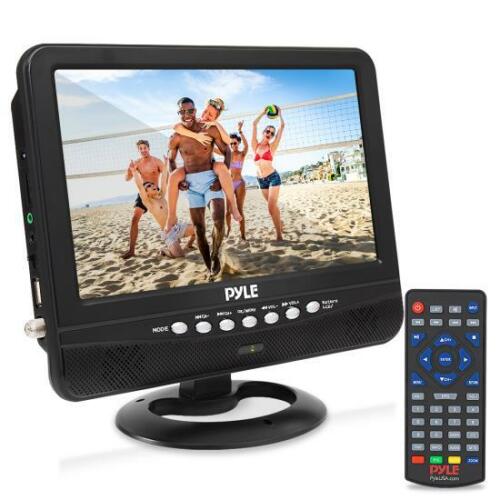 9” Portable TV Tuner Monitor Display Screen with Built-in Rechargeable Battery