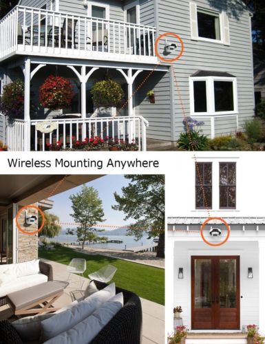 cámara de vigilancia del IP de WIFI Sistema CCTV audio inalámbrico al aire libre accionado por energia solar 