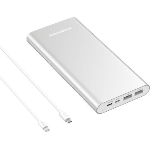 Poweradd 20000mAh Power Bank Dual USB Port 3.6A Fast Charger for iPhone 7/7 Plus