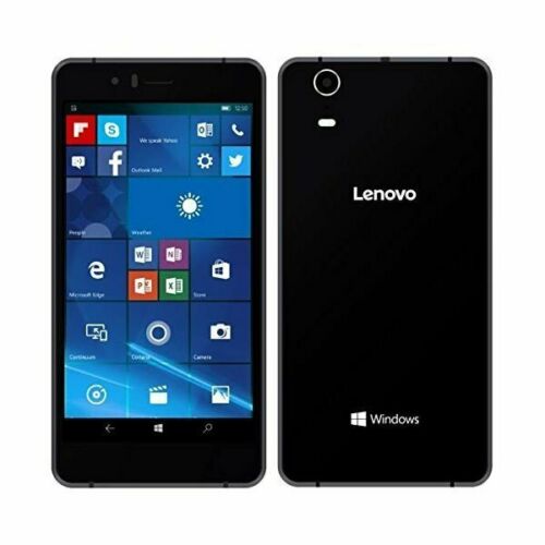 Lenovo 32GB Black 503LV Windows10 Mobile Smartphone Desbloqueado Softbank