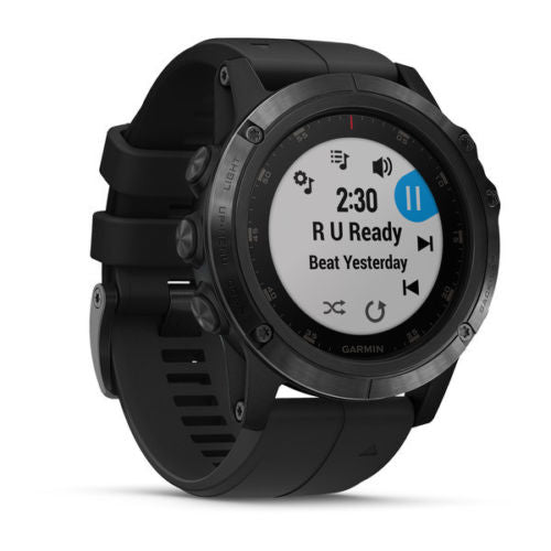 NEW Garmin Fenix 5x Plus GPS watch Sapphire HEART RATE Monitor COLOR TOPO maps