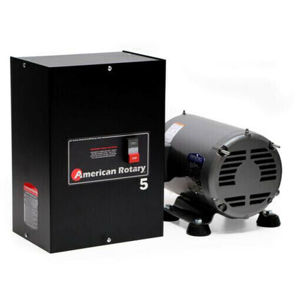 American Rotary Phase Converter AR5 5 HP 1 to 3 Three PH Made is USA