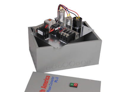 PL-3 Pro-Line 3HP Rotary Convertidor de 1 a 3 fases (trifasico) - Built-In Starter, Made in USA
