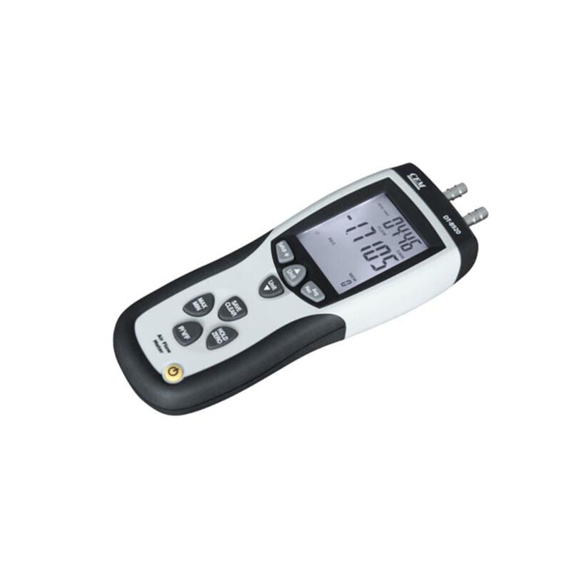 CEM DT-8920 Pressure and Flow Meters with Large Backlit LCD Display