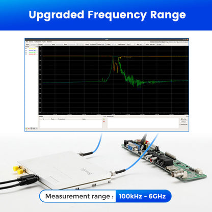 NanoVNA Antenna Analyzer USB Based Full 2-Port 100kHz-6GHz Vector Network Analyz