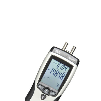 CEM DT-8920 Pressure and Flow Meters with Large Backlit LCD Display