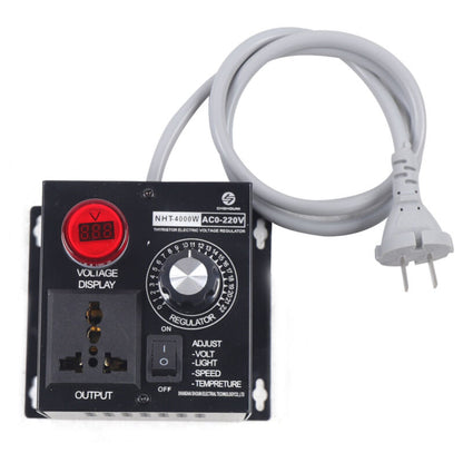 Variable Voltage Regulator Voltage Stabilizer 4000W 18A 0-220V Adjustable