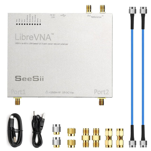 NanoVNA Antenna Analyzer USB Based Full 2-Port 100kHz-6GHz Vector Network Analyz